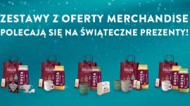 Świąteczna Oferta Merchandise oraz słodkości Costa Coffee polecają się na Święta
