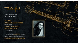 Jazz & Wine 11.07 | Koncert Madame Jean Pierre | Restauracja Zoni