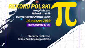 W Dzień Liczby Pi w Osieku będą bić matematyczny Rekord Polski