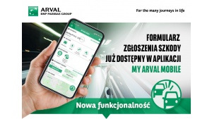 Zgłaszanie szkód przez aplikację w aplikacji Arval Biuro prasowe