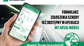 Zgłaszanie szkód przez aplikację w aplikacji Arval