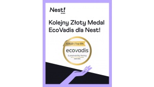 Nest Bank kolejny raz ze złotym medalem EcoVadis Biuro prasowe