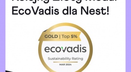 Nest Bank kolejny raz ze złotym medalem EcoVadis