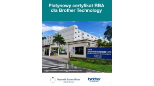 Spółka Brother Technology otrzymała platynowy certyfikat RBA