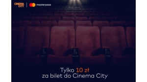Bilety do Cinema City za 10 zł przy płatności Masterpass® Biuro prasowe