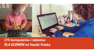 275 komputerów i tabletów dla uczniów od Nestlé Polska