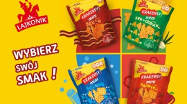Mini Krakersy od marki Lajkonik z nowymi opakowaniami Biuro prasowe
