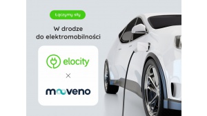 Jeszcze łatwiejsze zarządzanie flotą EV dzięki partnerstwu Elocity i Mooveno