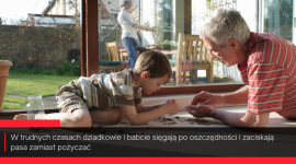 W trudnych czasach starsze pokolenie zamiast pożyczać zaciska pasa