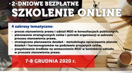 Bezpłatne szkolenie online dla NGO - tworzenie strategii, stanowienie prawa