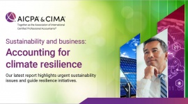 AICPA & CIMA publikują nowy raport dotyczący odporności na zmiany klimatyczne
