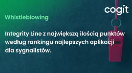Integrity Line z największą ilością punktów w rankingu aplikacji dla sygnalistów