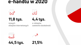 W Polsce mamy o 1/5 więcej sklepów internetowych niż rok temu, już ponad 44 tys.