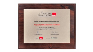 Białostocka firma Tooles odebrała tytuł Gazeli Biznesu 2018. Zajęła trzecie miej Biuro prasowe