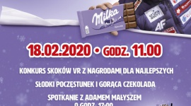 Adam Małysz na wydarzeniu w Tesco w ramach kampanii „Milka. Sercem z Naszymi !