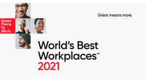 Znamy już laureatów listy World’s Best Workplaces™ 2021