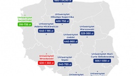 Inflacja nie omija studentów. Już 1350 zł za akademik, kawalerka nawet 21 proc.