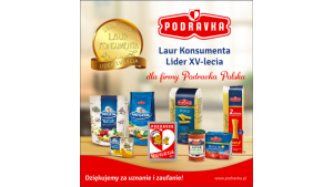 Lider XV-lecia – wyjątkowy Laur Konsumenta dla Podravka Polska