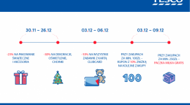 Przedświąteczny czas w Tesco - jeszcze więcej atrakcyjnych ofert