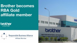 Brother Industries Wietnam zdobył złoty certyfikat RBA