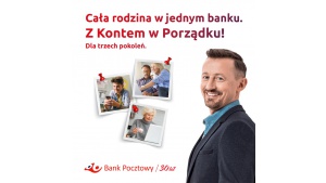 Bank Pocztowy wprowadza od 1 czerwca Konto w Porządku Biuro prasowe