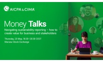 Wydarzenie AICPA & CIMA Money Talks: Navigating Sustainability Reporting Kalendarium